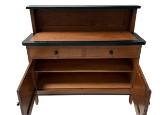 Art Deco Modernist Credenza or Sideboard by H. Fels for L.O.V. Oosterbeek